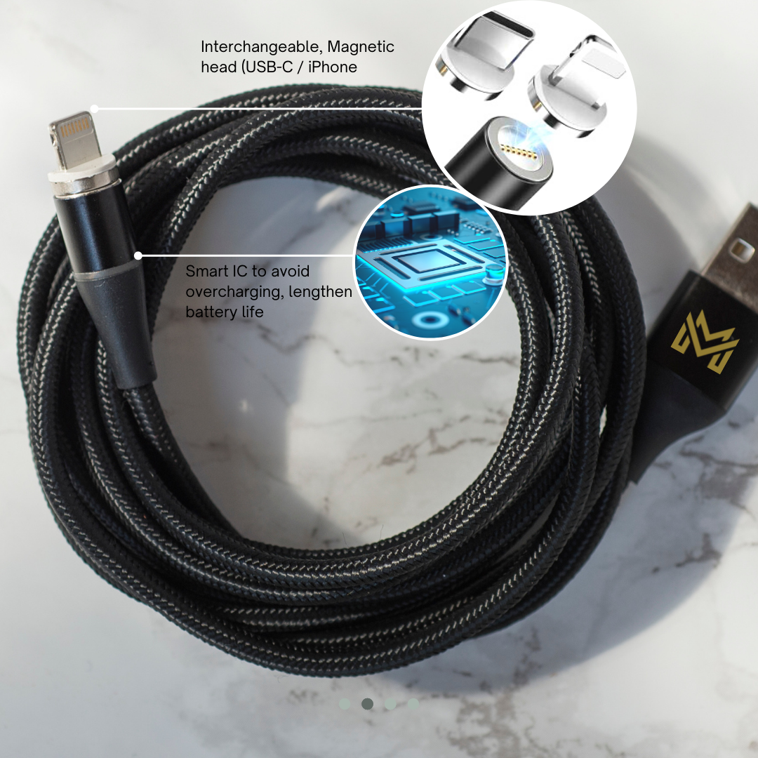 Smart Brained Charging Interchangeable Magnetic Cable iPhone